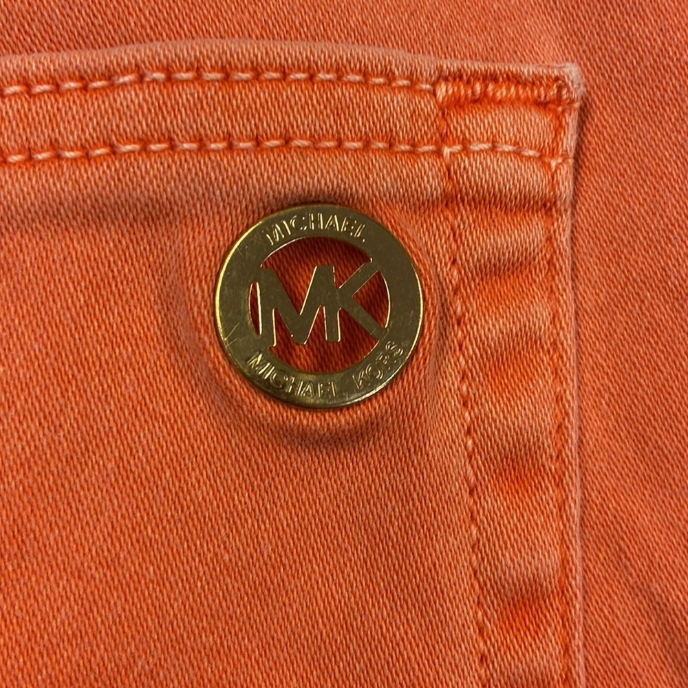 Micheal Kors Cropped Orange jeans size 8 - Picture 9 of 13
